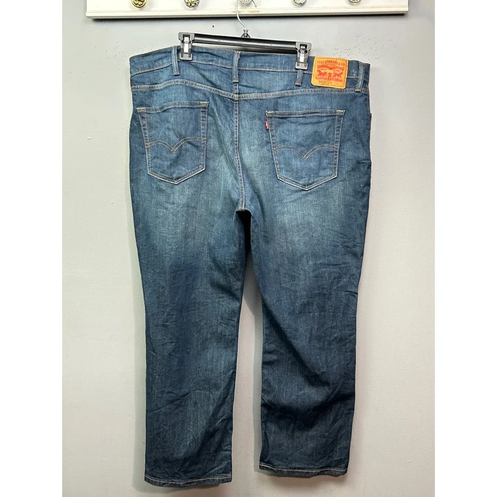 Levi's Jeans Men‎ 44x28 Blue 541 Athletic Taper Stretch Denim Medium Wash Casual